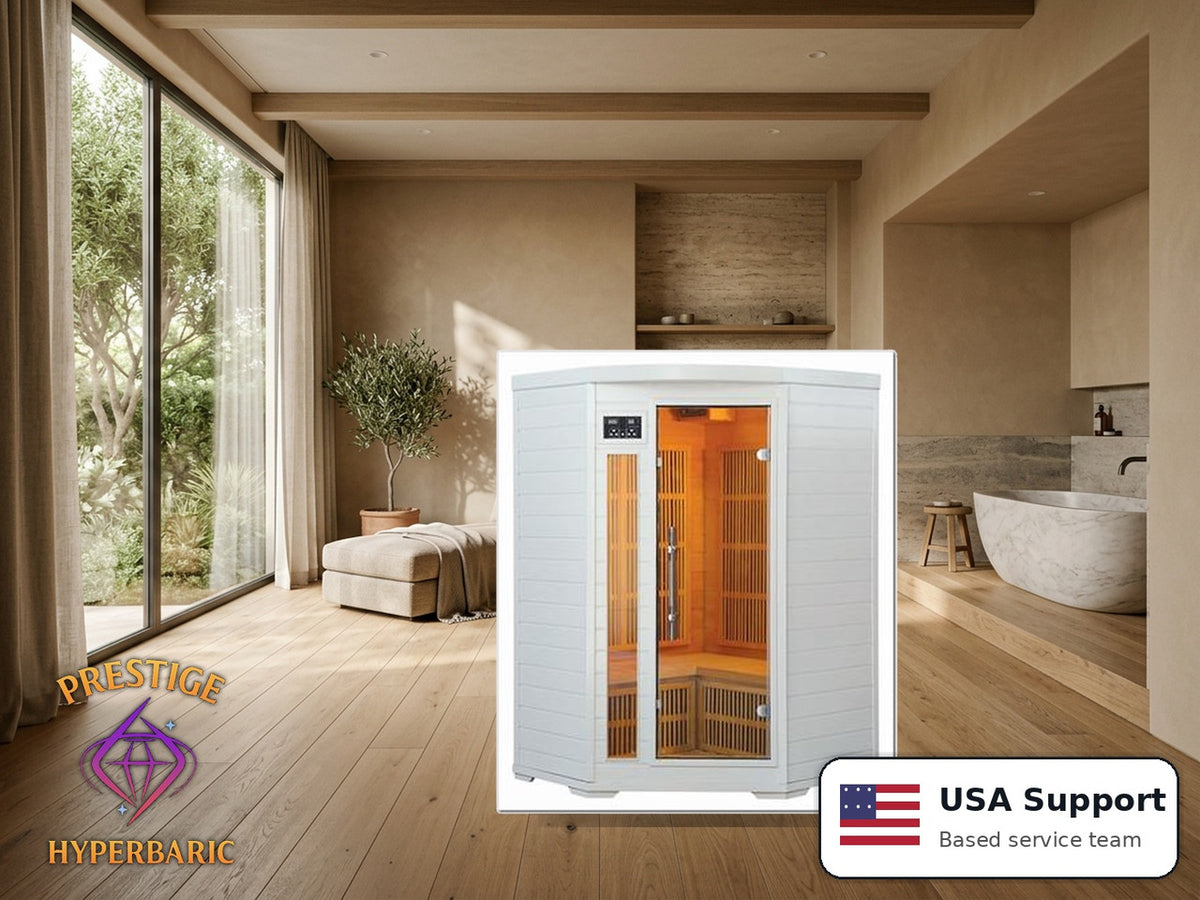 Prestige Wellness Alpine White Flex Duo Corner Sauna