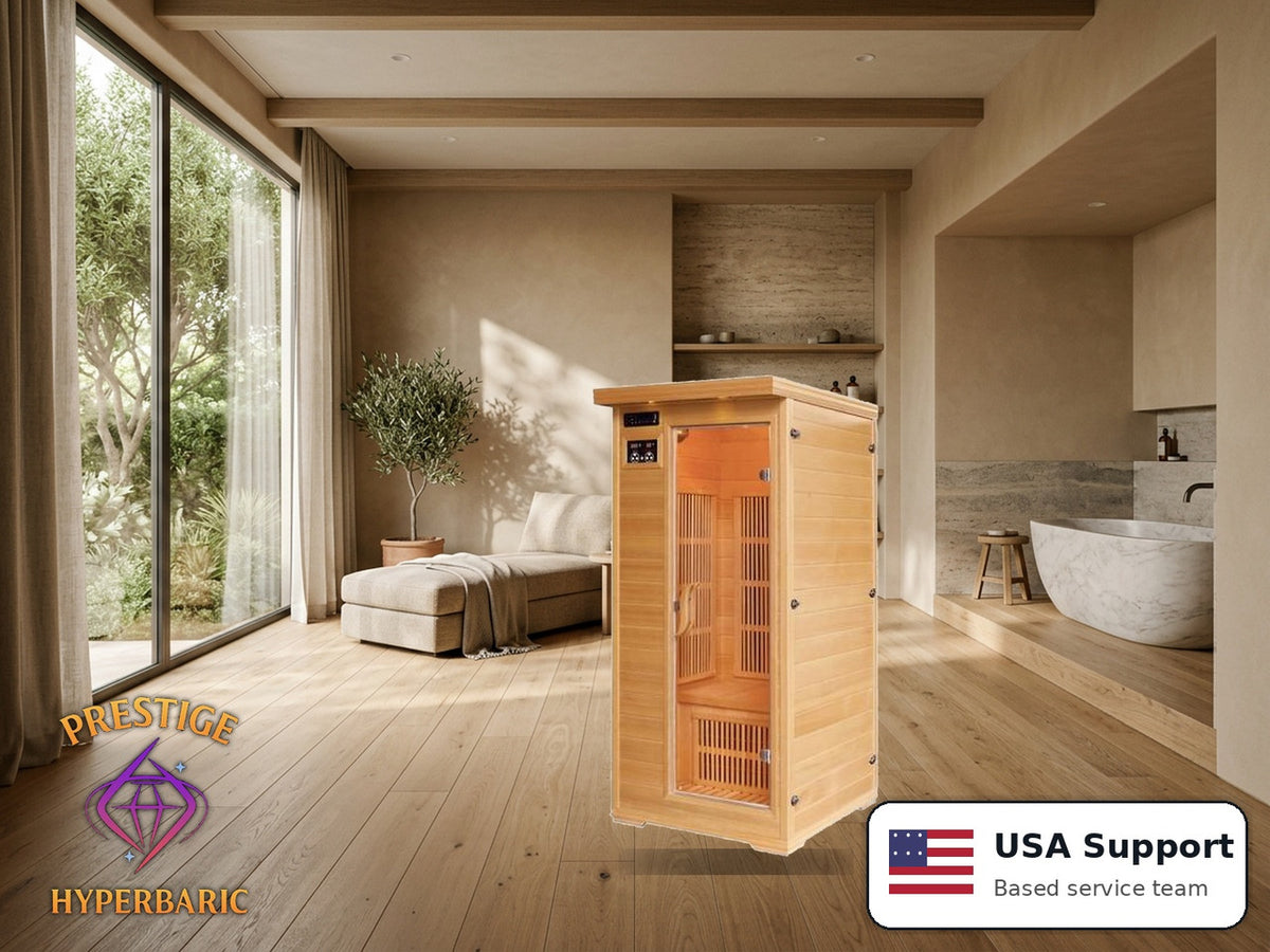 Prestige Wellness Classic Carbon Solo Sauna