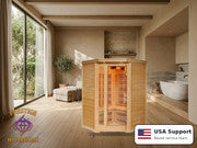 Prestige Wellness Classic Carbon Flex Duo Corner Sauna