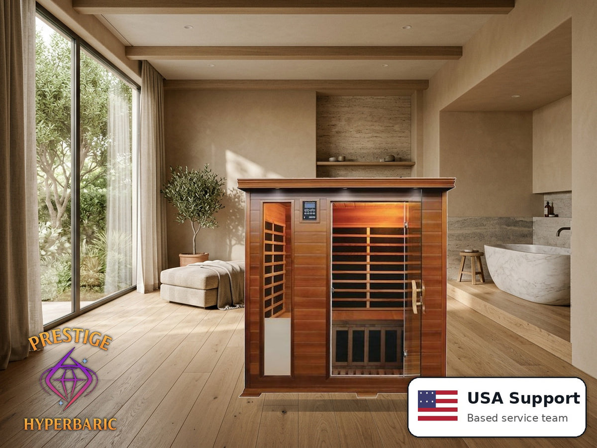 Prestige Wellness Cedar Carbon Trio Sauna