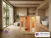Prestige Wellness Ceramic Ease Quad Sauna