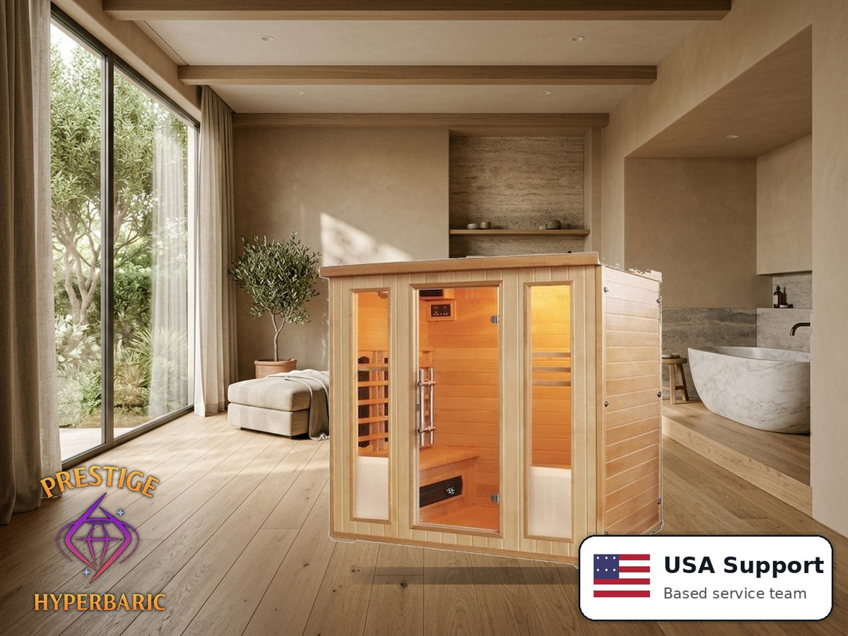 Prestige Wellness Ceramic Ease Quad Sauna