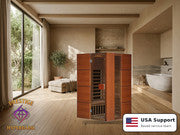 Prestige Wellness Cedar Decor Duo Sauna