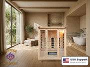 Prestige Wellness Hybrid Heat Trio Sauna
