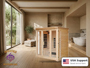 Prestige Wellness Hybrid Heat Quad Sauna
