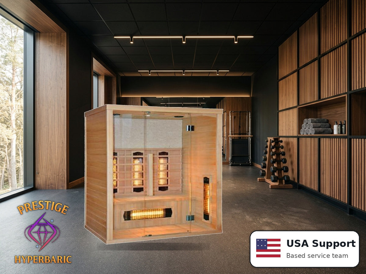 Prestige Wellness Mosaic Light Quad Sauna