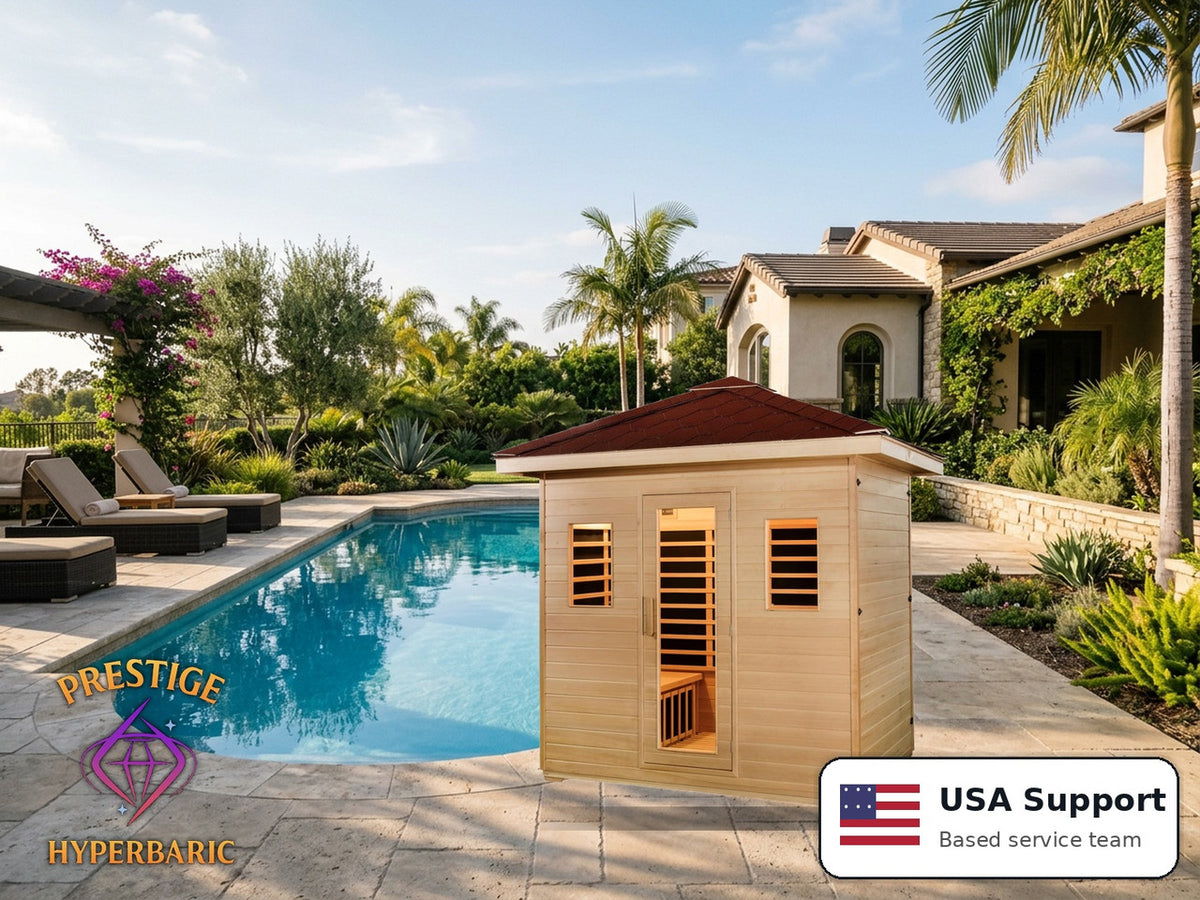 Prestige Wellness Outdoor Carbon Trio Sauna