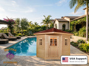 Prestige Wellness Outdoor Carbon Quad WeatherGuard Sauna