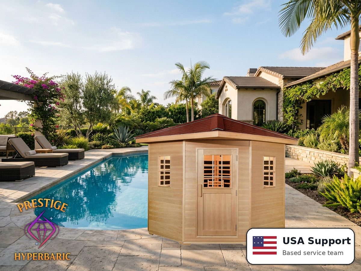 Prestige Wellness Outdoor Carbon Quad WeatherGuard Sauna