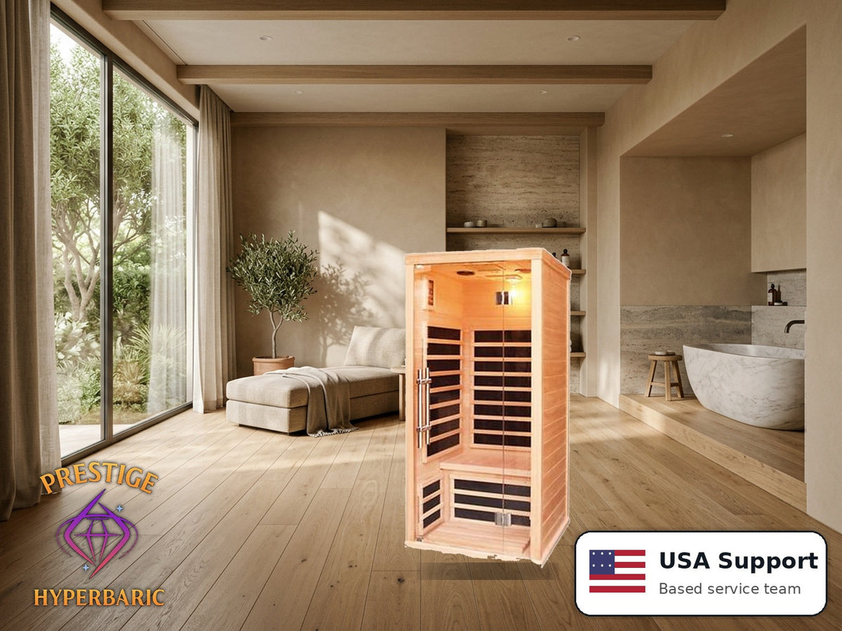 Prestige Wellness Panorama Glass Solo Sauna