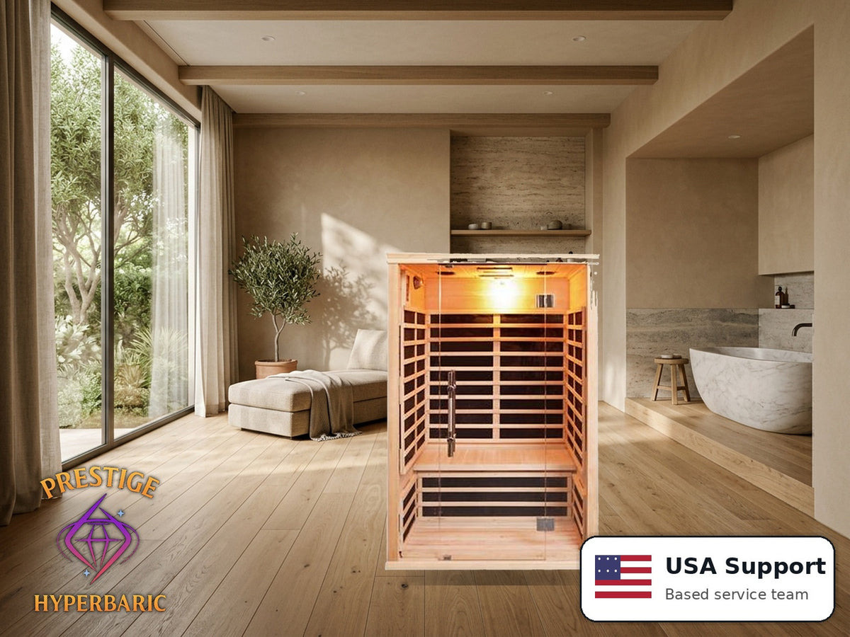 Prestige Wellness Panorama Glass Duo Sauna