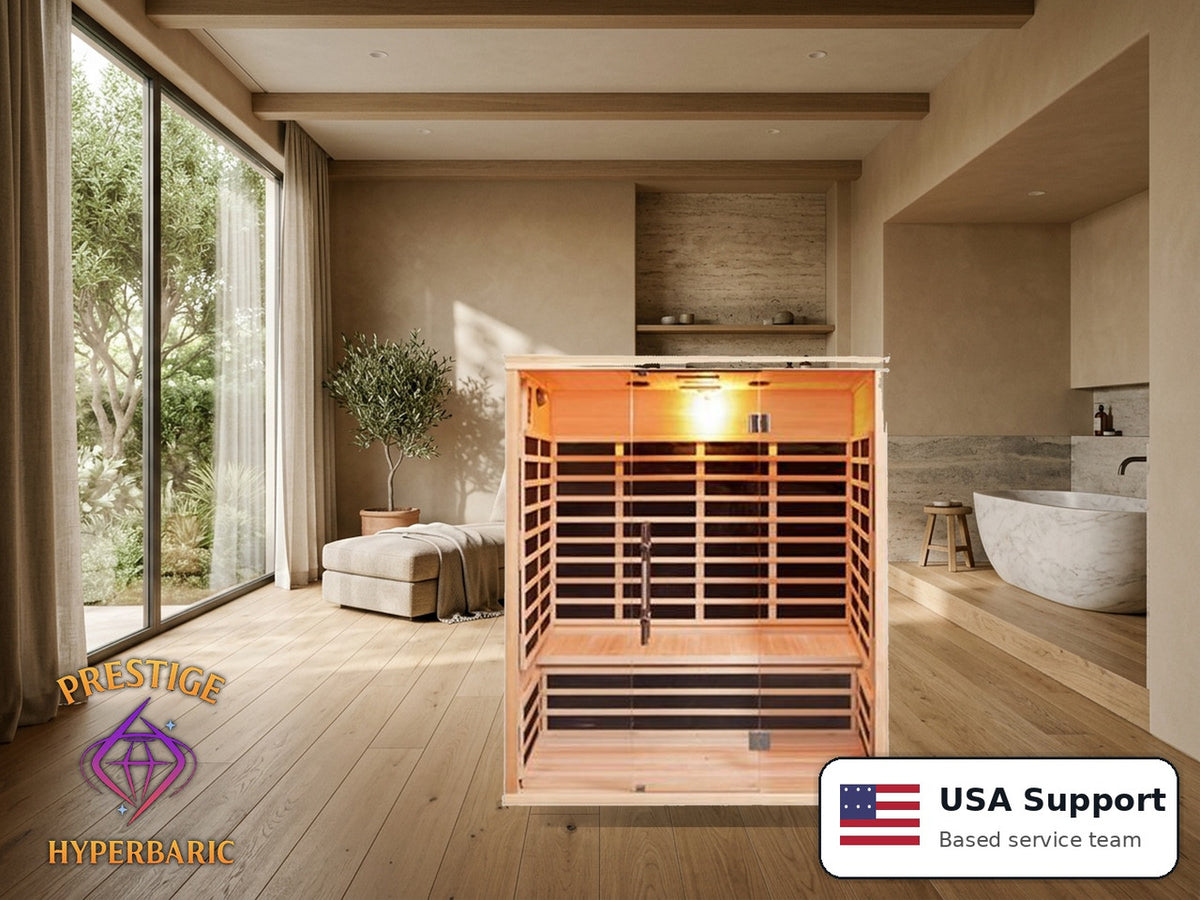 Prestige Wellness Panorama Glass Trio Sauna