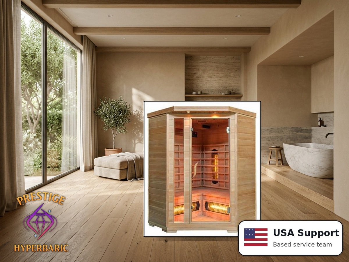 Prestige Wellness Spectrum Light Flex Duo Corner Sauna