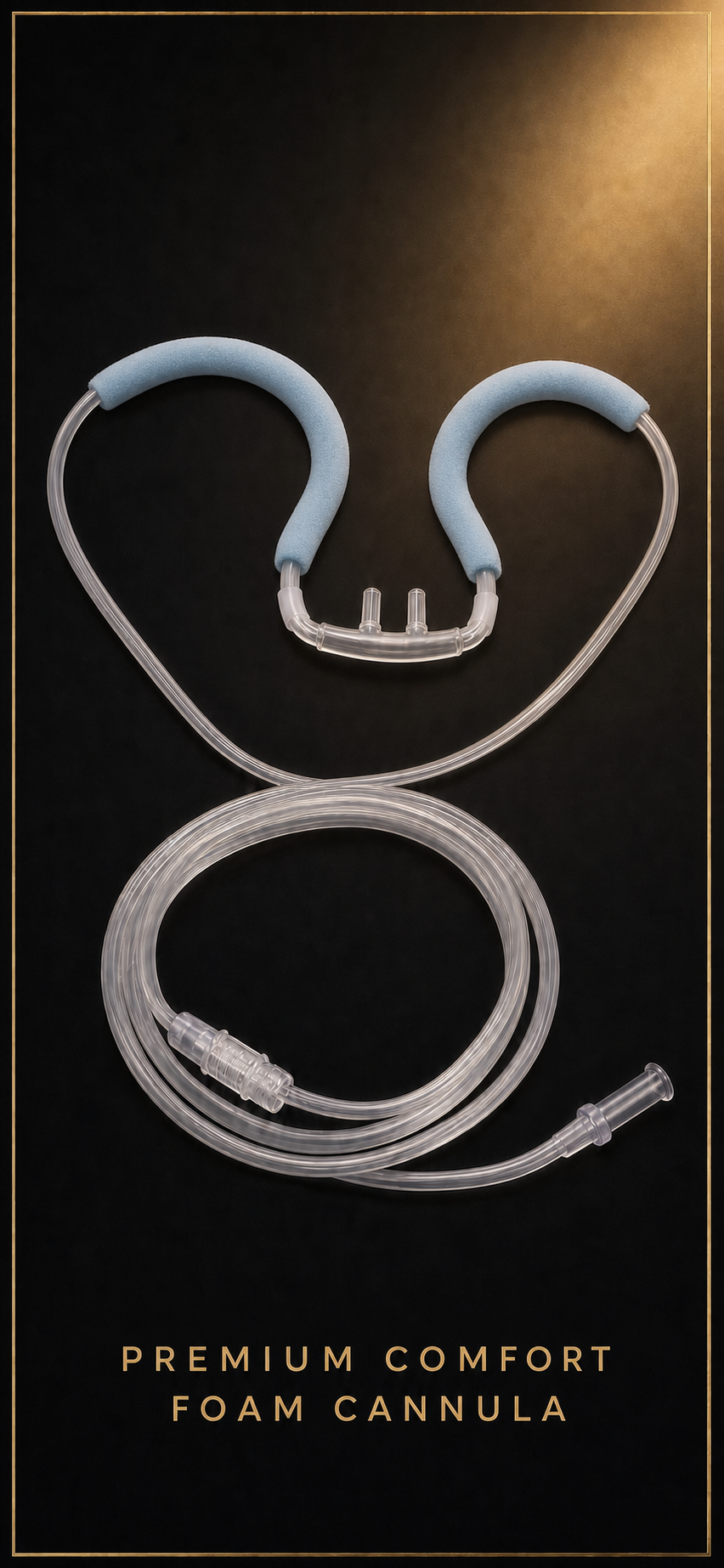 7 ft Foam-Cushioned Nasal Cannula — Standard Fit