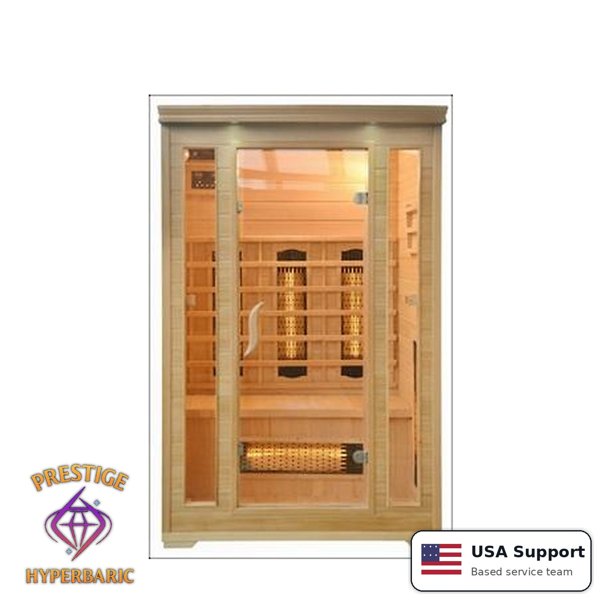 Prestige Wellness Spectrum Light Duo Sauna