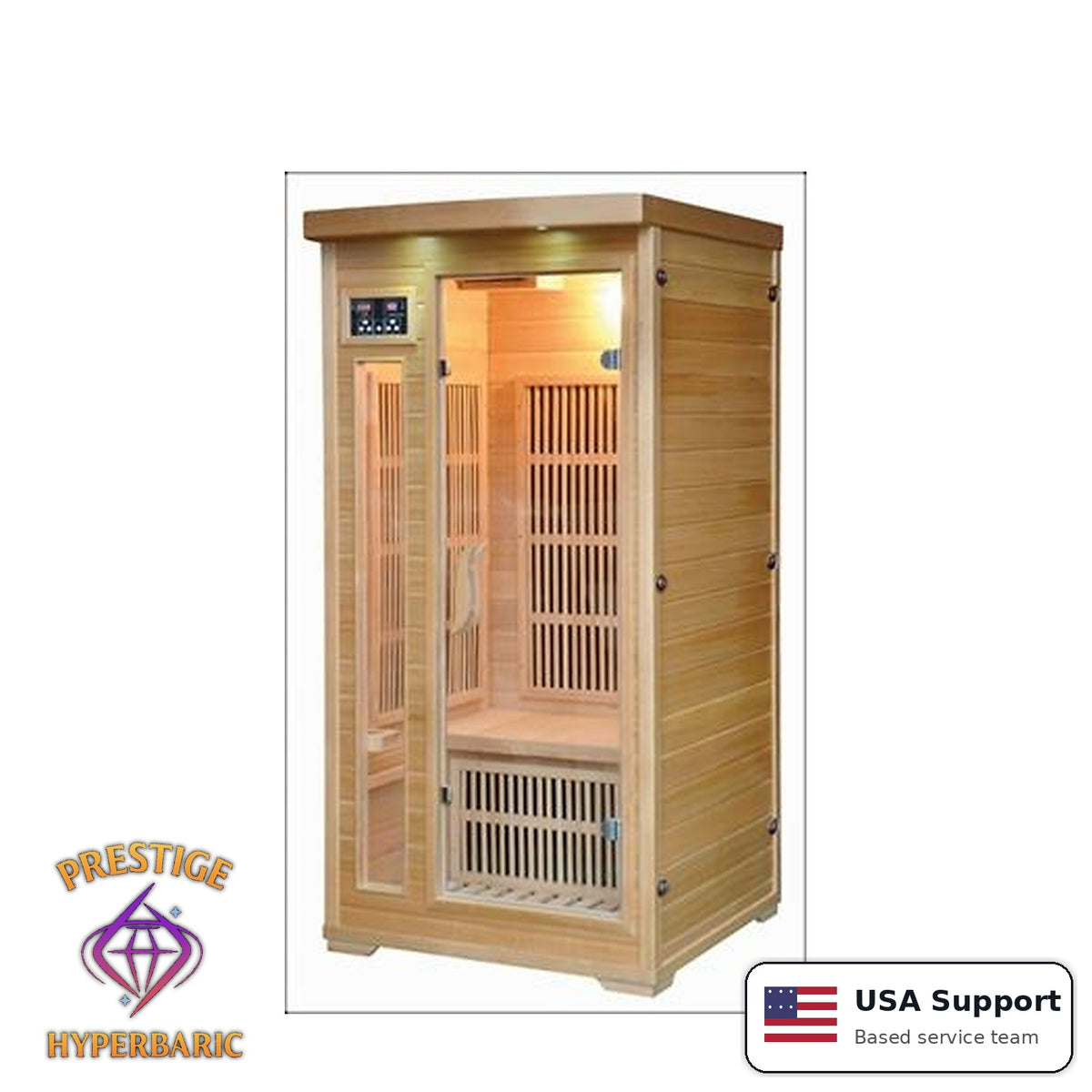 Prestige Wellness Signature Carbon Solo Sauna