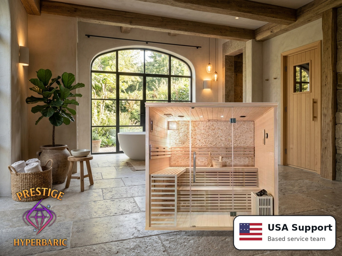 Prestige Wellness Mosaic Steam Quad A Sauna