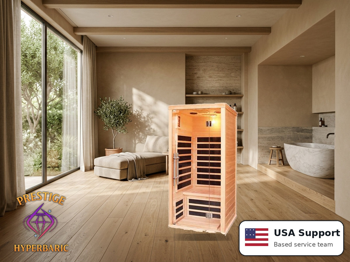 Prestige Wellness Panorama Glass Solo Sauna