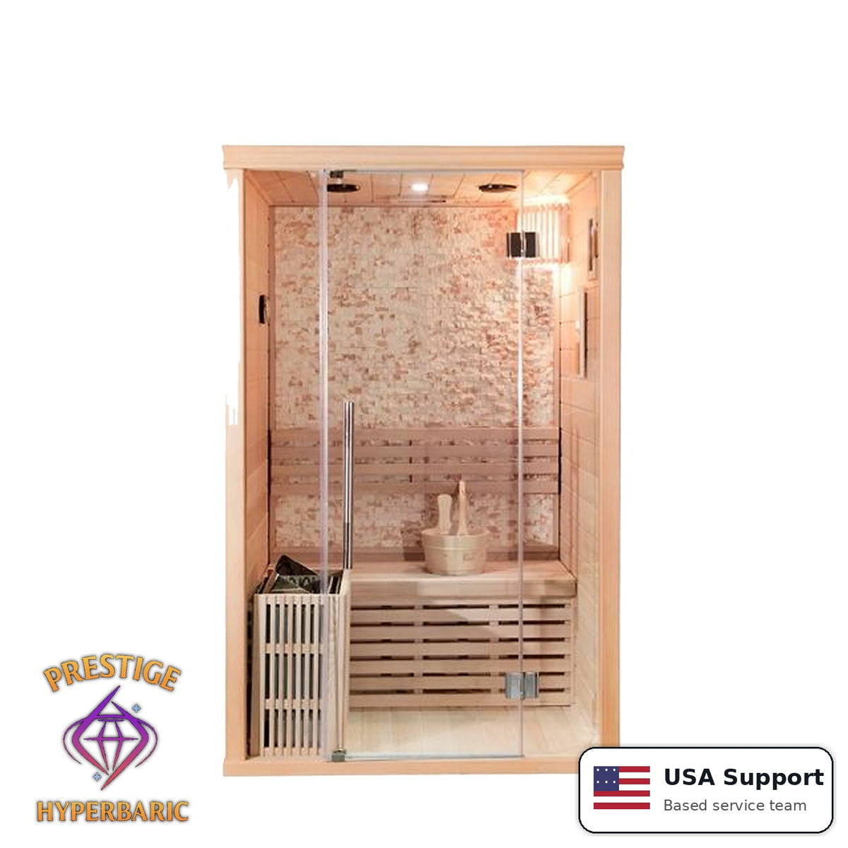 Prestige Wellness Mosaic Steam Duo A Sauna