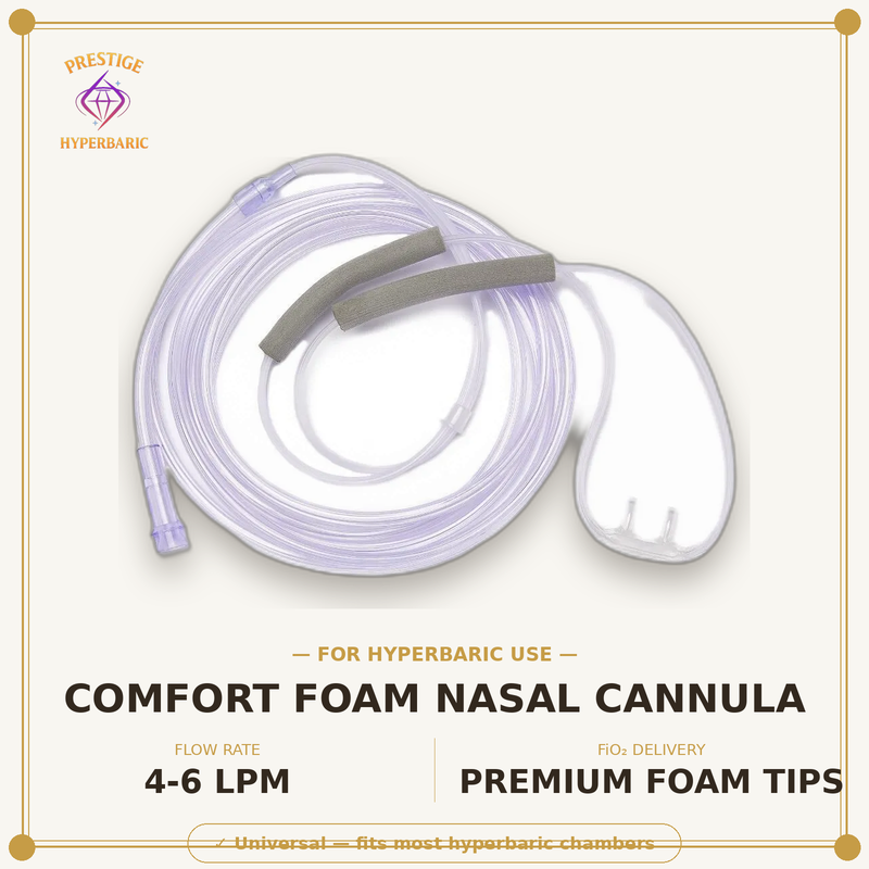 7 ft Foam-Cushioned Nasal Cannula — Standard Fit