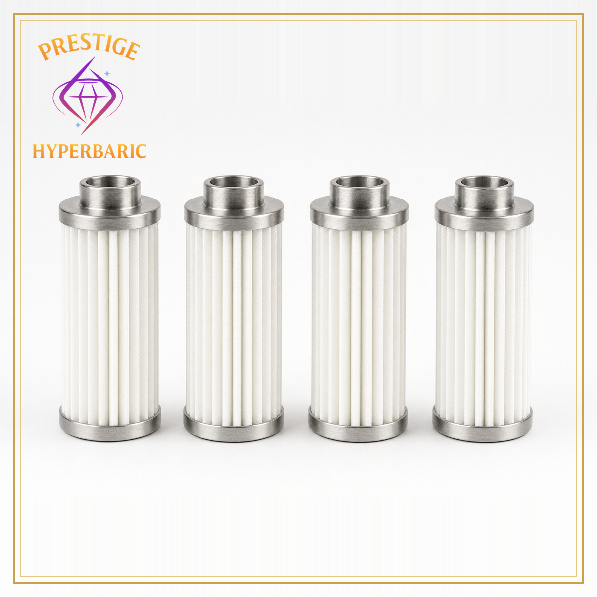 Hyperbaric Chamber Replacement Intake Filters — Set of 4