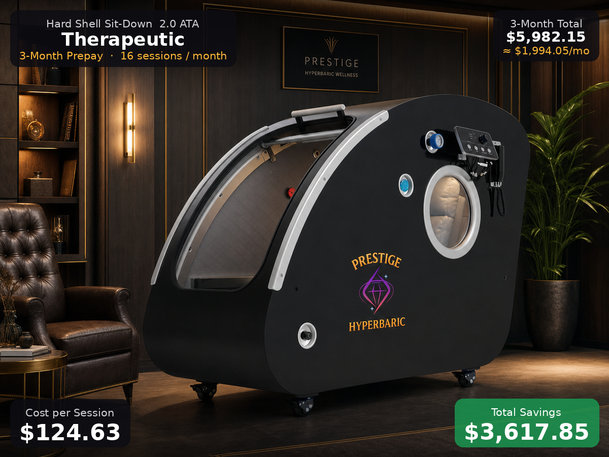 Hard Shell Sit-Down Therapeutic 3-Month Prepay